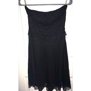 Forever 21 Black Strapless Dress